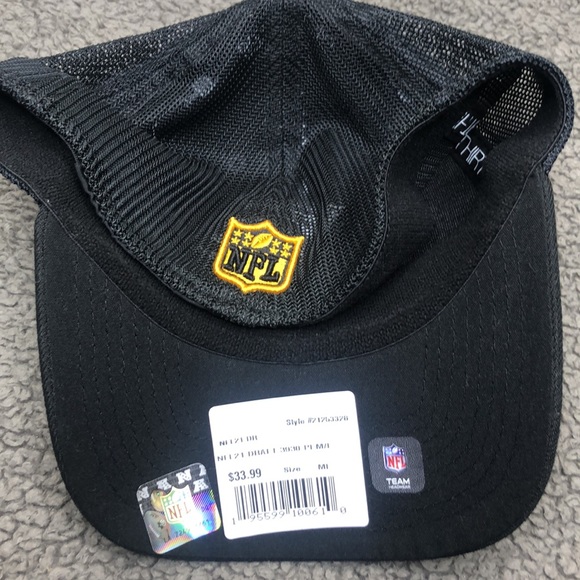 Pittsburgh Steelers New Era 39Thirty 2021 M/L Cap Hat - Picture 4 of 5